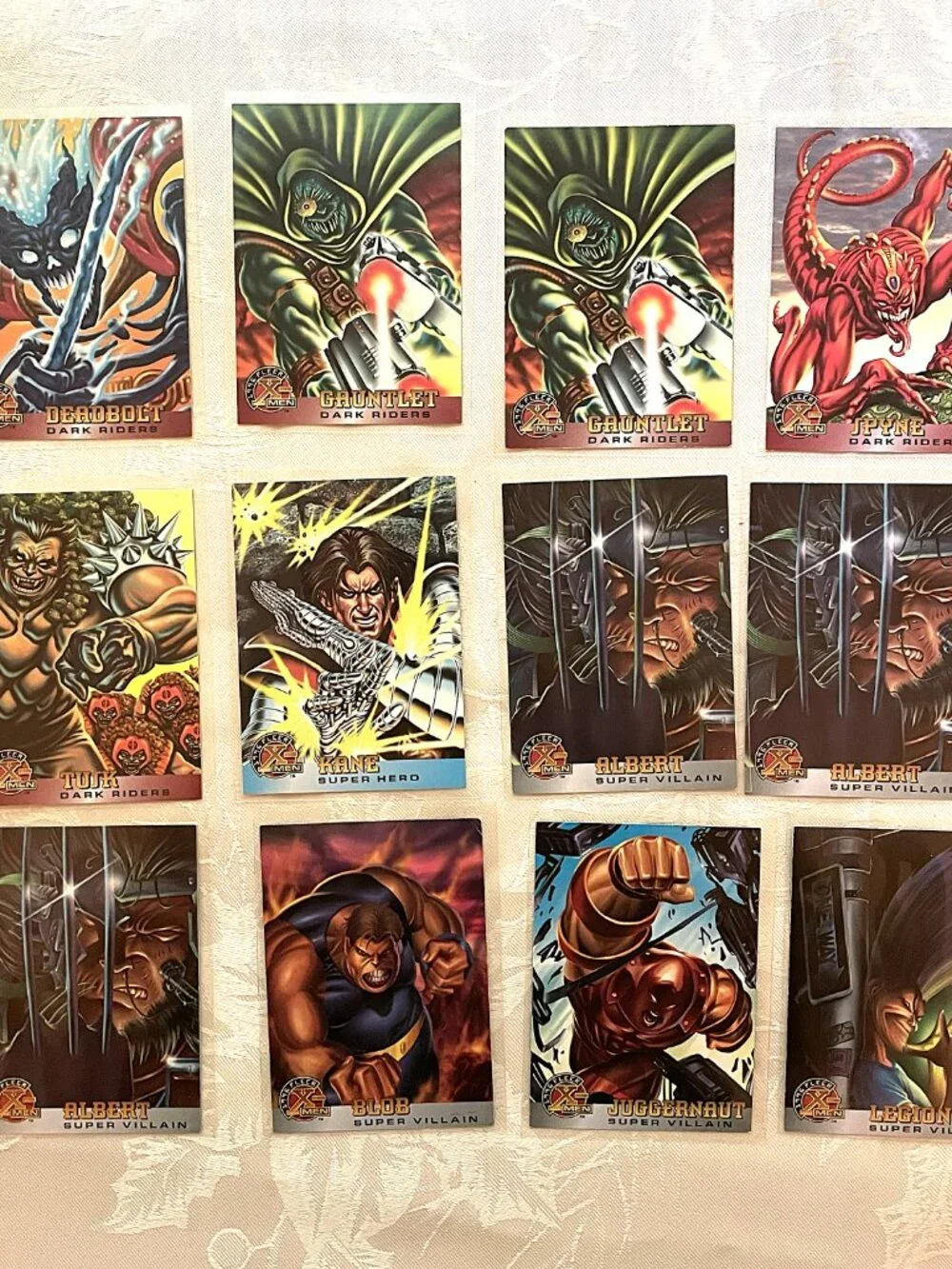 1996 Fleer X-Men Trading Card Bundle – Sleeved – 45 Cards – Some Dupl.